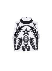 Débardeur PB Baroque - Blanc & Noir