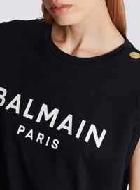 Débardeur imprimé Balmain Paris - Noir & Blanc