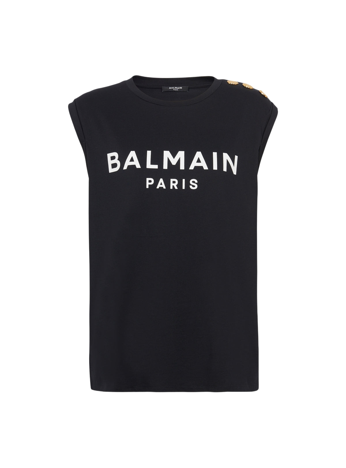 Débardeur imprimé Balmain Paris - Noir & Blanc