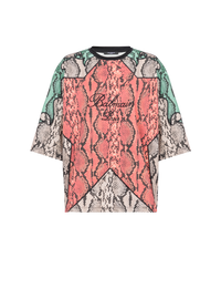 T-shirt signature à imprimé python - Multicolore