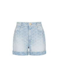 Short en jean monogramme - Bleu Jean