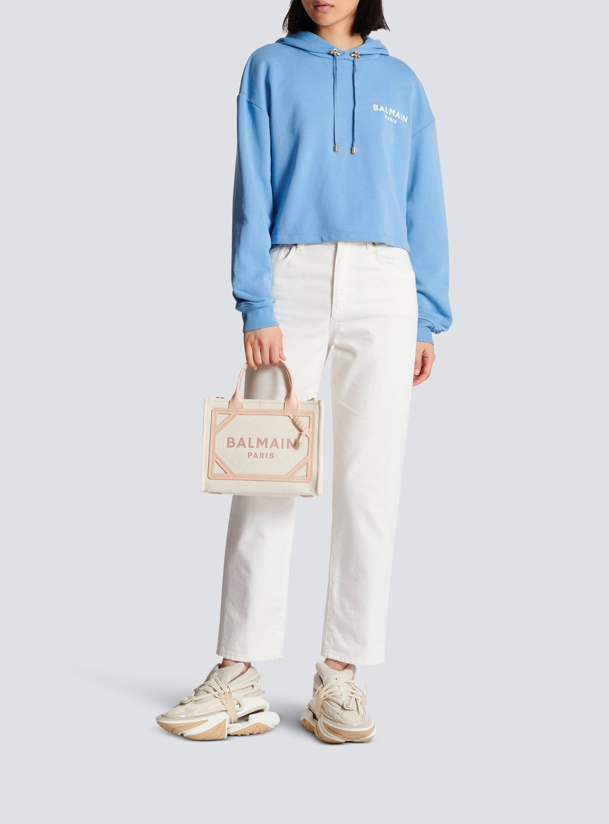 Pantalon classique en denim - Blanc