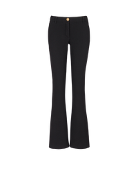 Pantalon bootcut en crêpe - Noir