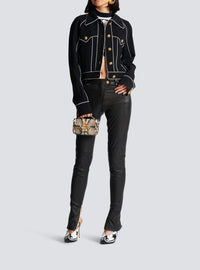 Leather trousers - Black