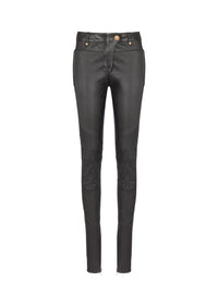 Leather trousers - Black