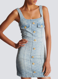 Robe courte en denim - Bleu Jean