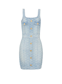 Robe courte en denim - Bleu Jean