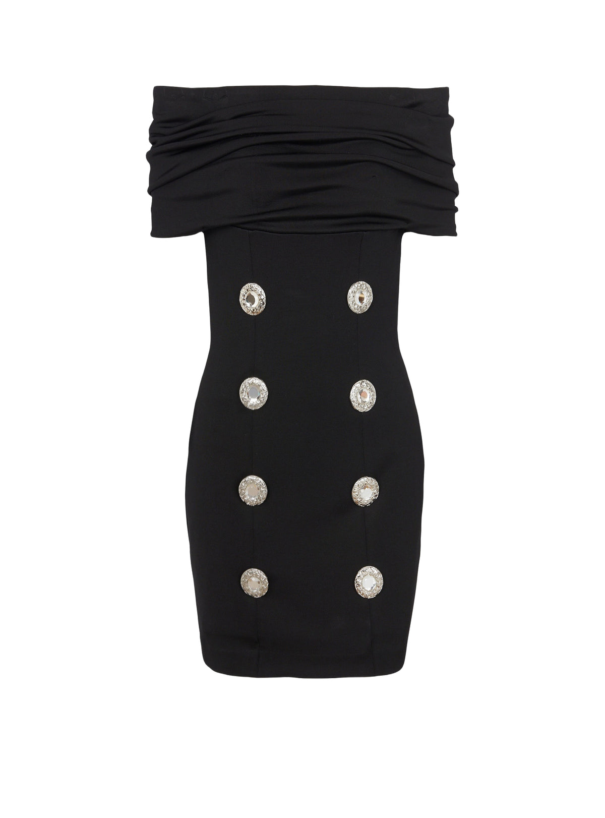 Robe courte en jersey - Noir