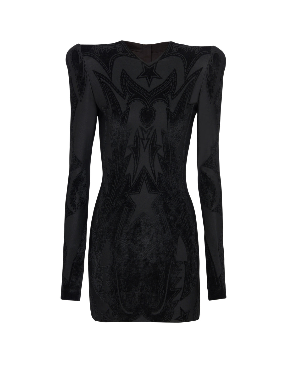Short jersey dress - Black