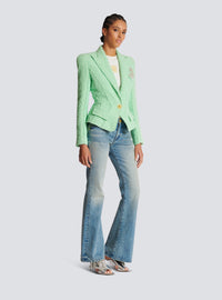 Veste jolie madame en tweed - Vert