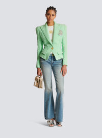 Veste jolie madame en tweed - Vert
