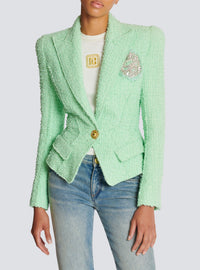 Veste Jolie Madame en tweed - Vert