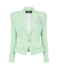 Veste jolie madame en tweed - Vert