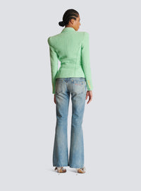 Veste jolie madame en tweed - Vert