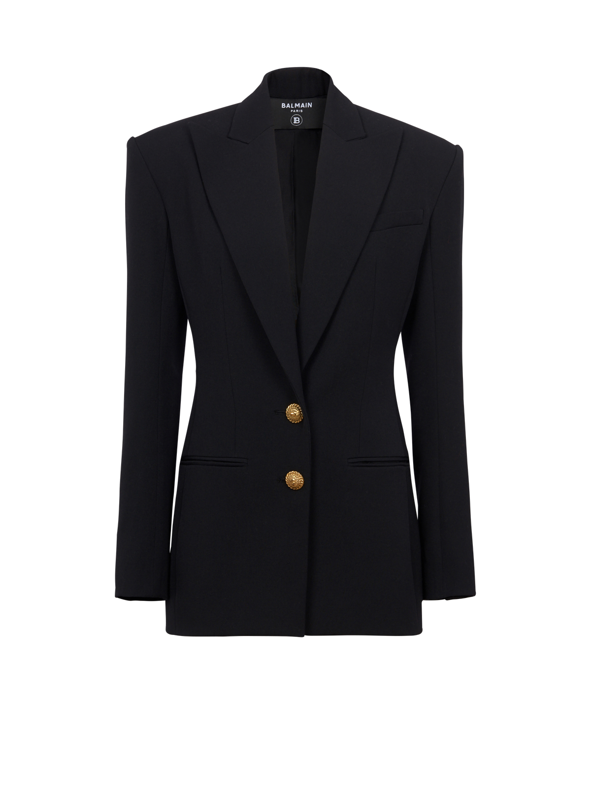 Veste cintrée 2 boutons - Noir