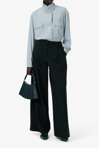 Chemise oversize en laine mélangée - Ecaille