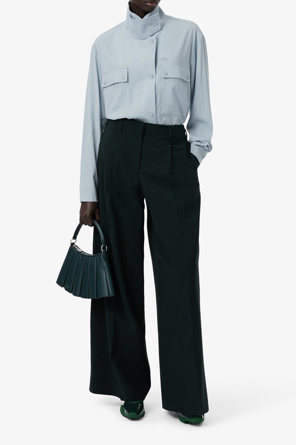 Chemise oversize en laine mélangée - Ecaille