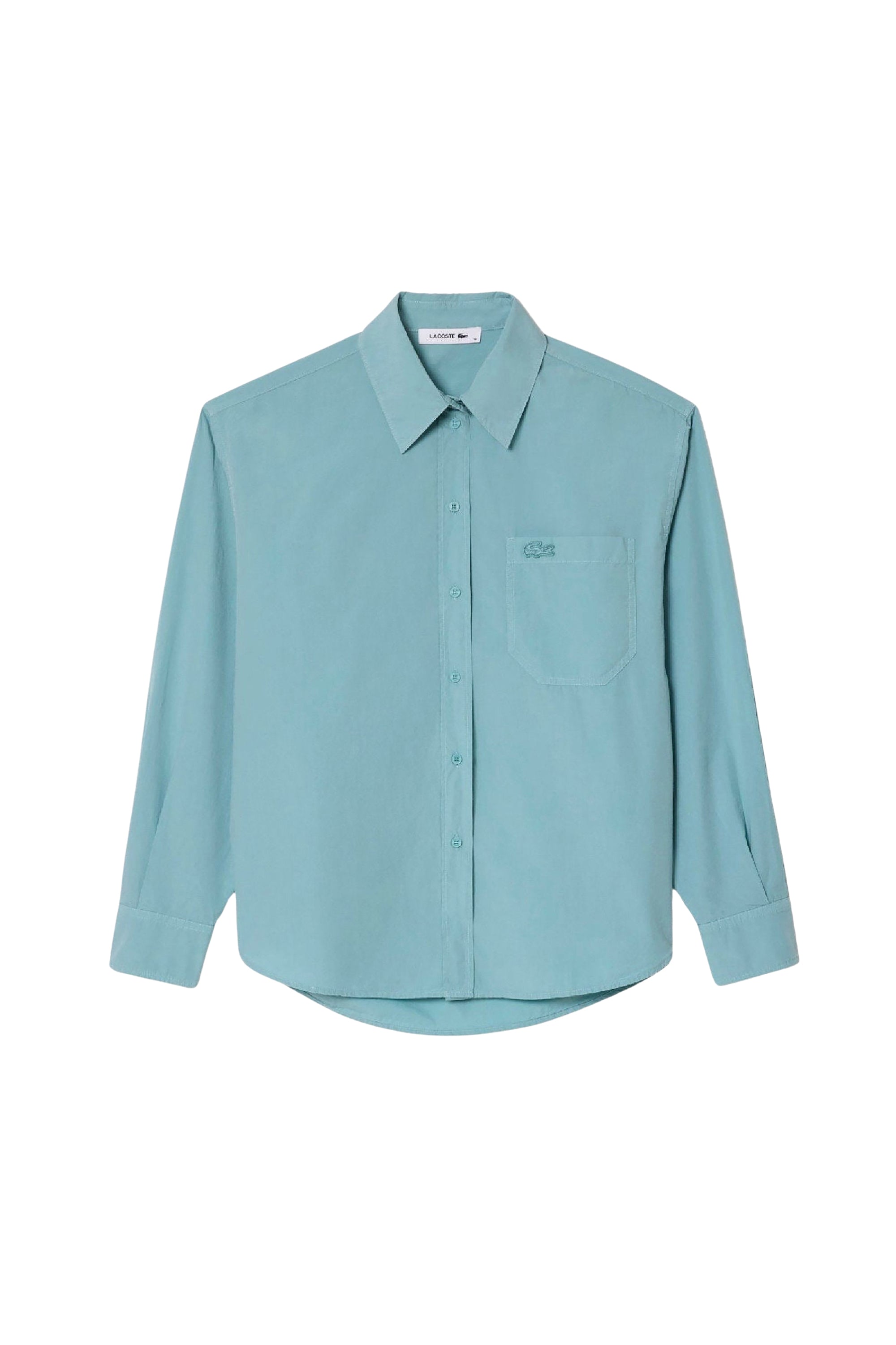 Chemise oversize avec poche - Eco Bleu