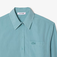 Chemise oversize avec poche - Eco Bleu