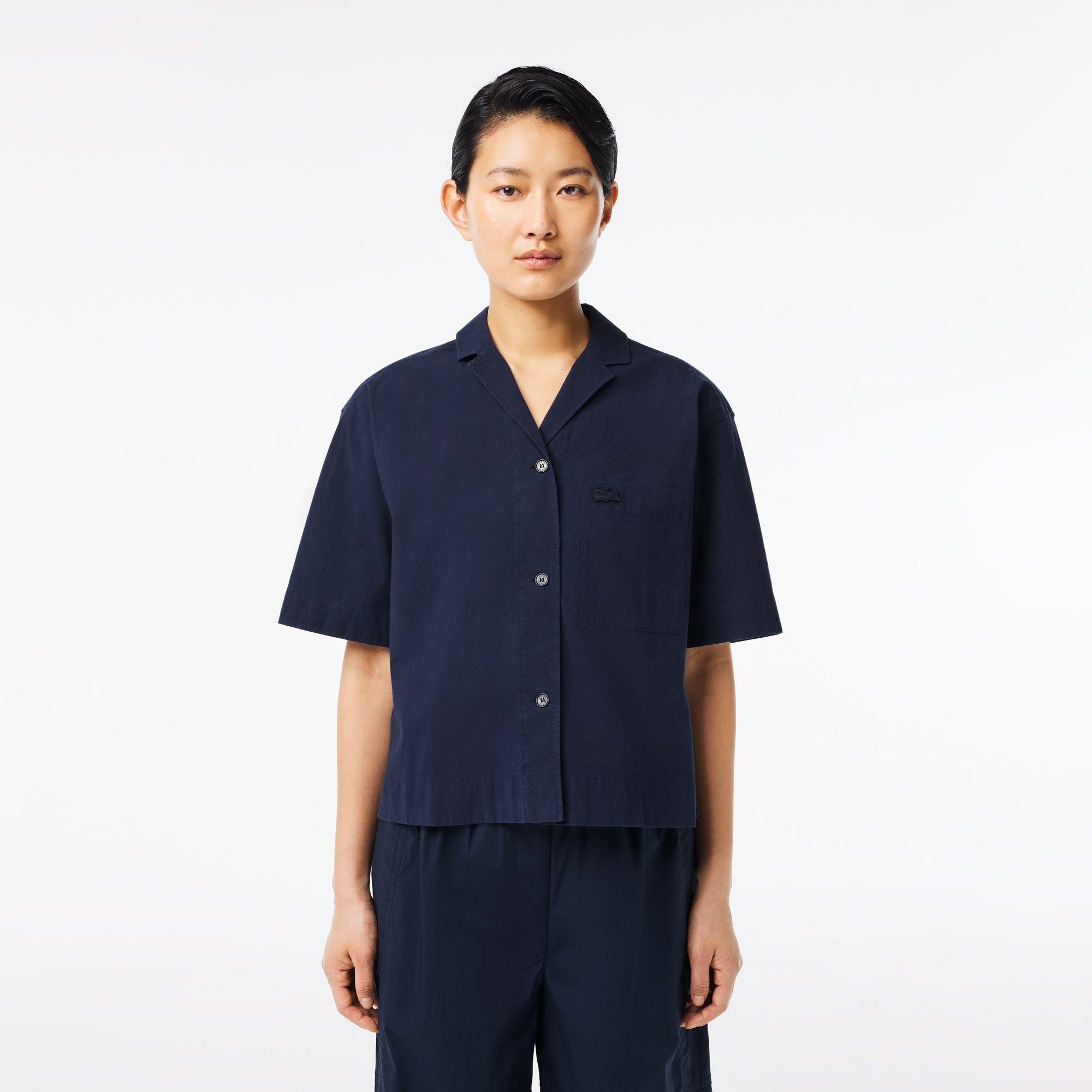 Chemise à manches courtes - Marine