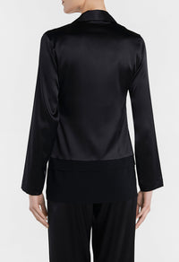 Chemise de pyjama Silk Essence en soie - Nero