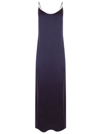 Chemise de nuit longue Silk en soie - Midnight Blue