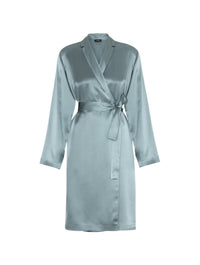 Silk Silk negligee - Frosty Green