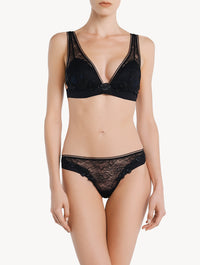 Soutien-gorge triangle Dreamcatcher - Black