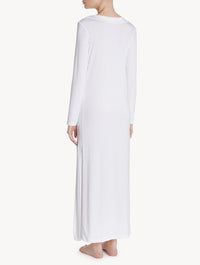 Chemise de nuit longue Layla - White