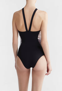 Maillot de bain une pièce Radiance - Black Paillettes