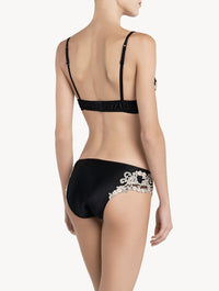 Soutien-gorge push-up Maison en soie - Nero & Avorio