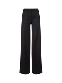 Pantalon Desk To Dinner en laine vierge - Black