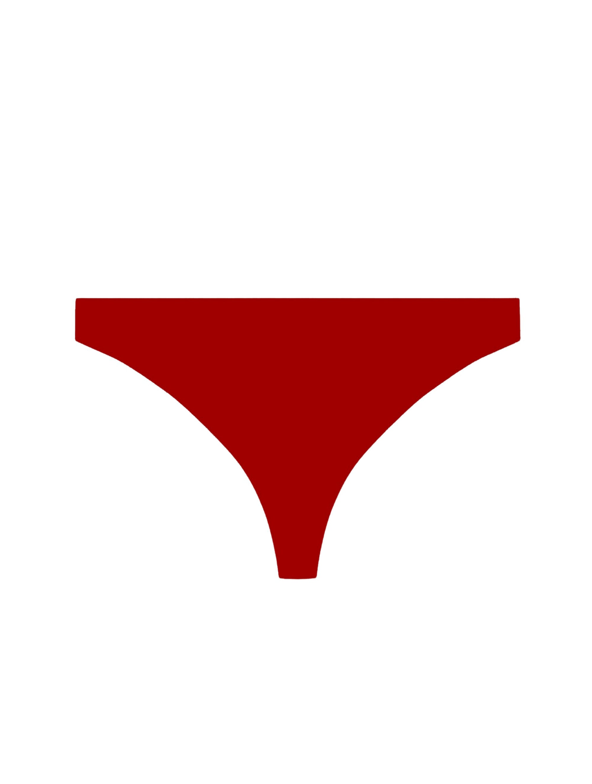 Silk Spectrum thong - Red Tango