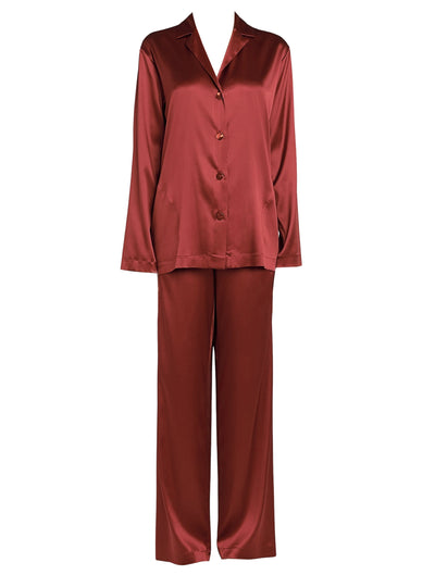 Pyjama Silk en soie - Rosso