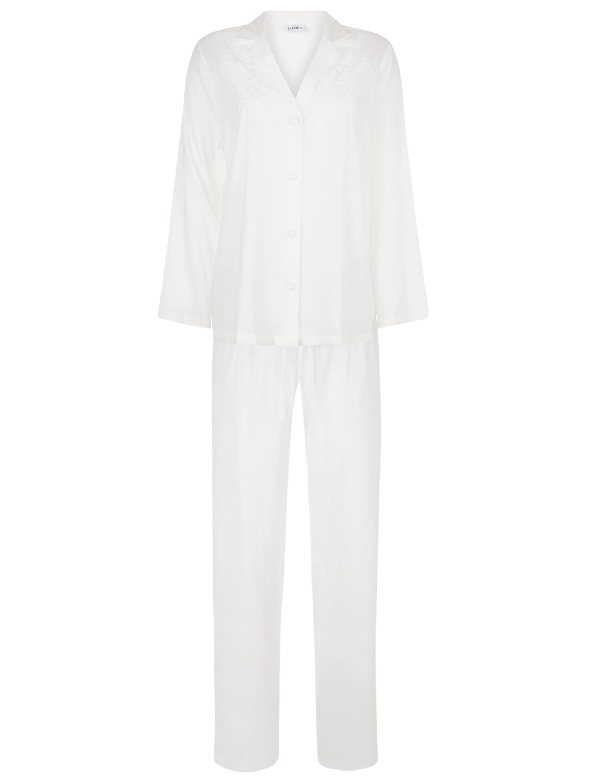 Pyjama Liaison en soie - Off White