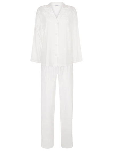 Liaison silk pyjama - Off White