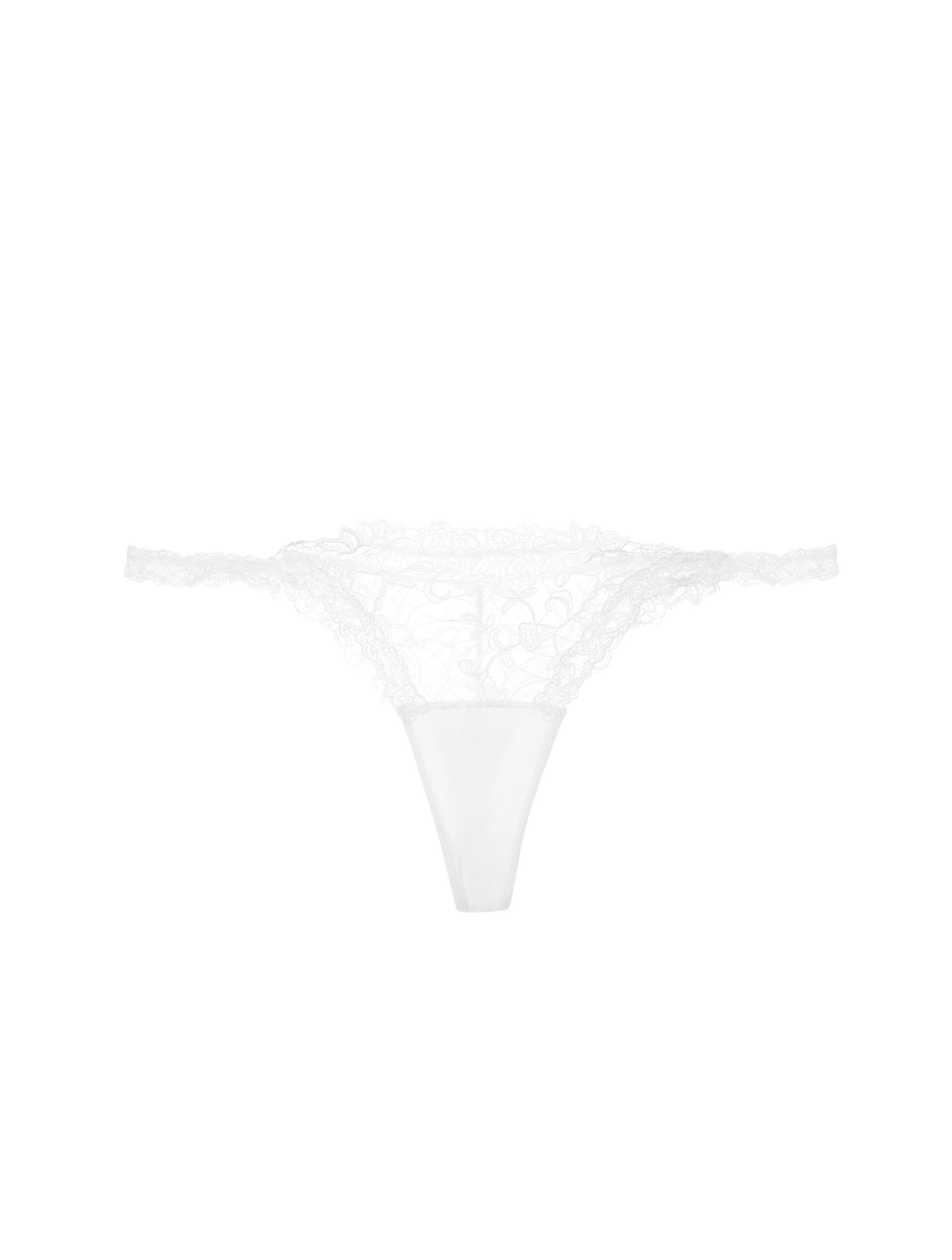 Liaison silk thong - Off White