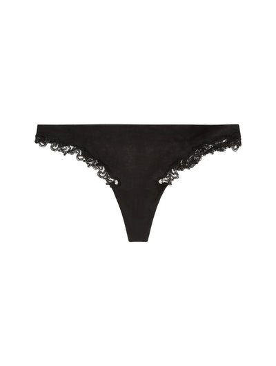 Rugiada Thong - Black