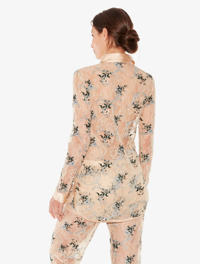 Altea pyjama shirt - Sand Embroidery