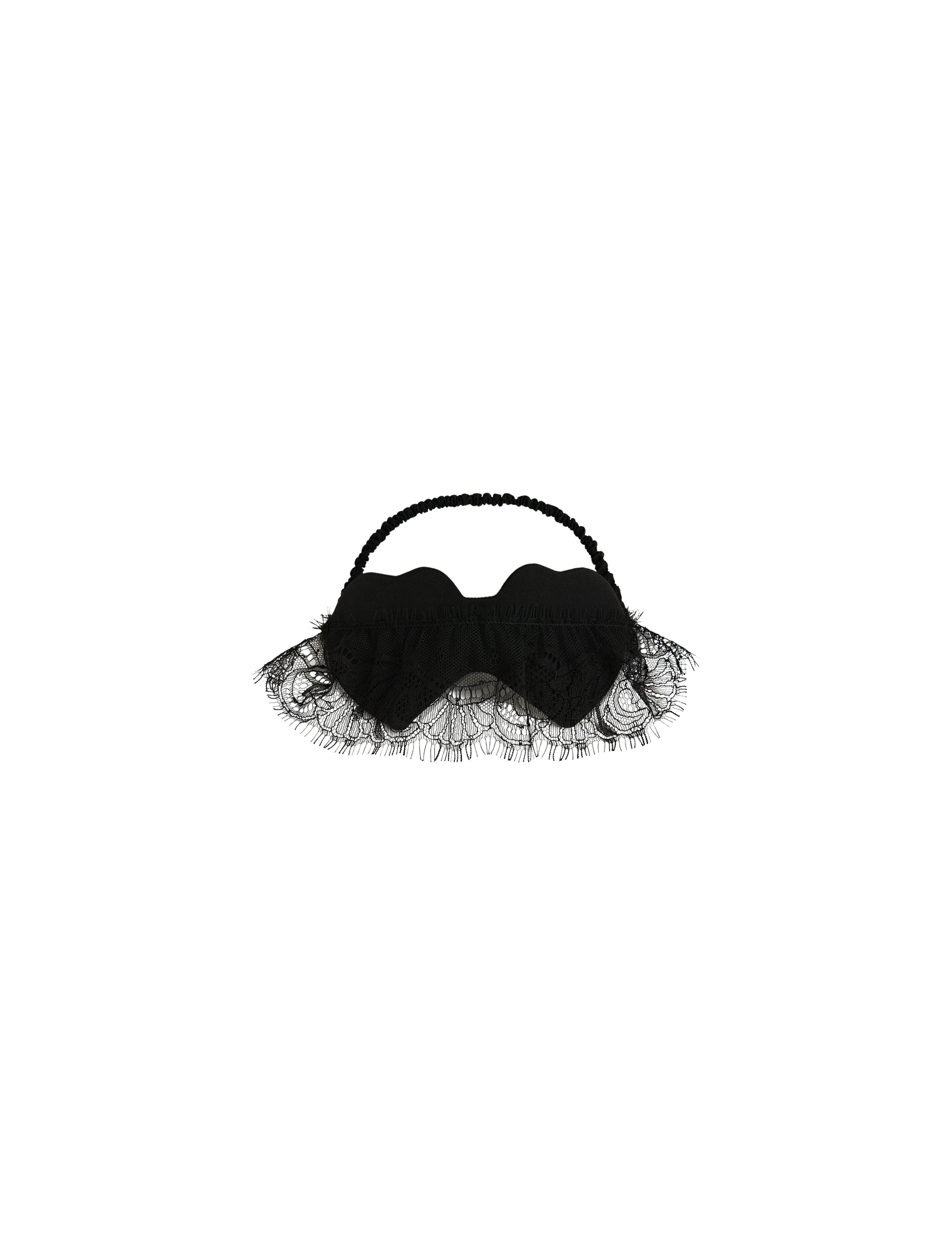 Alissa silk mask - Black