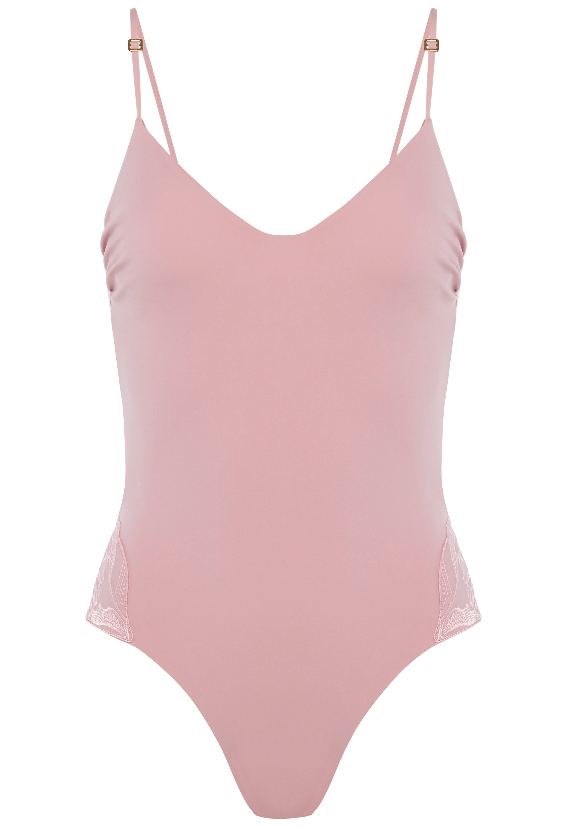 Anemone one-piece swimming costume - Pink Powder