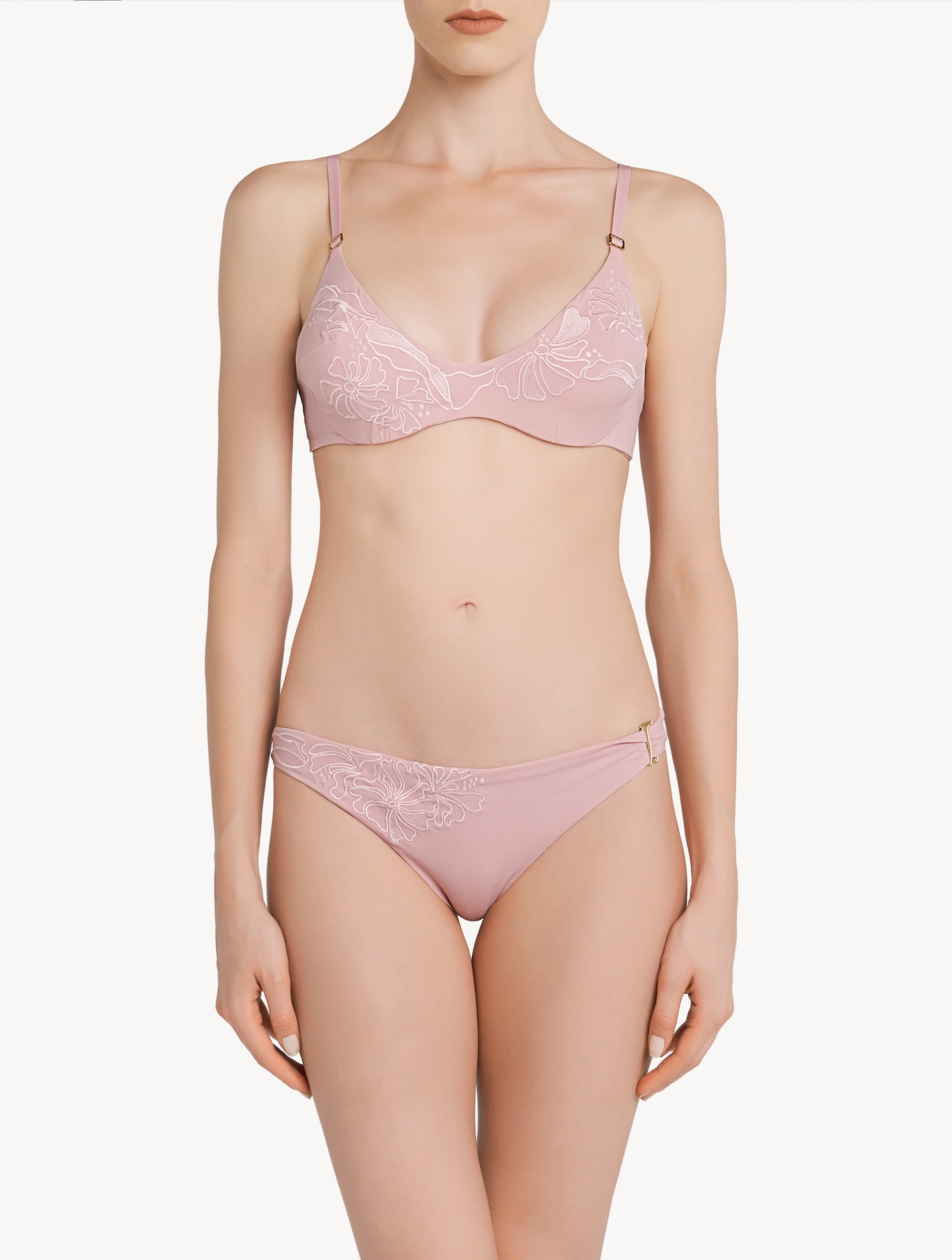 Haut de bikini Anemone - Pink Powder