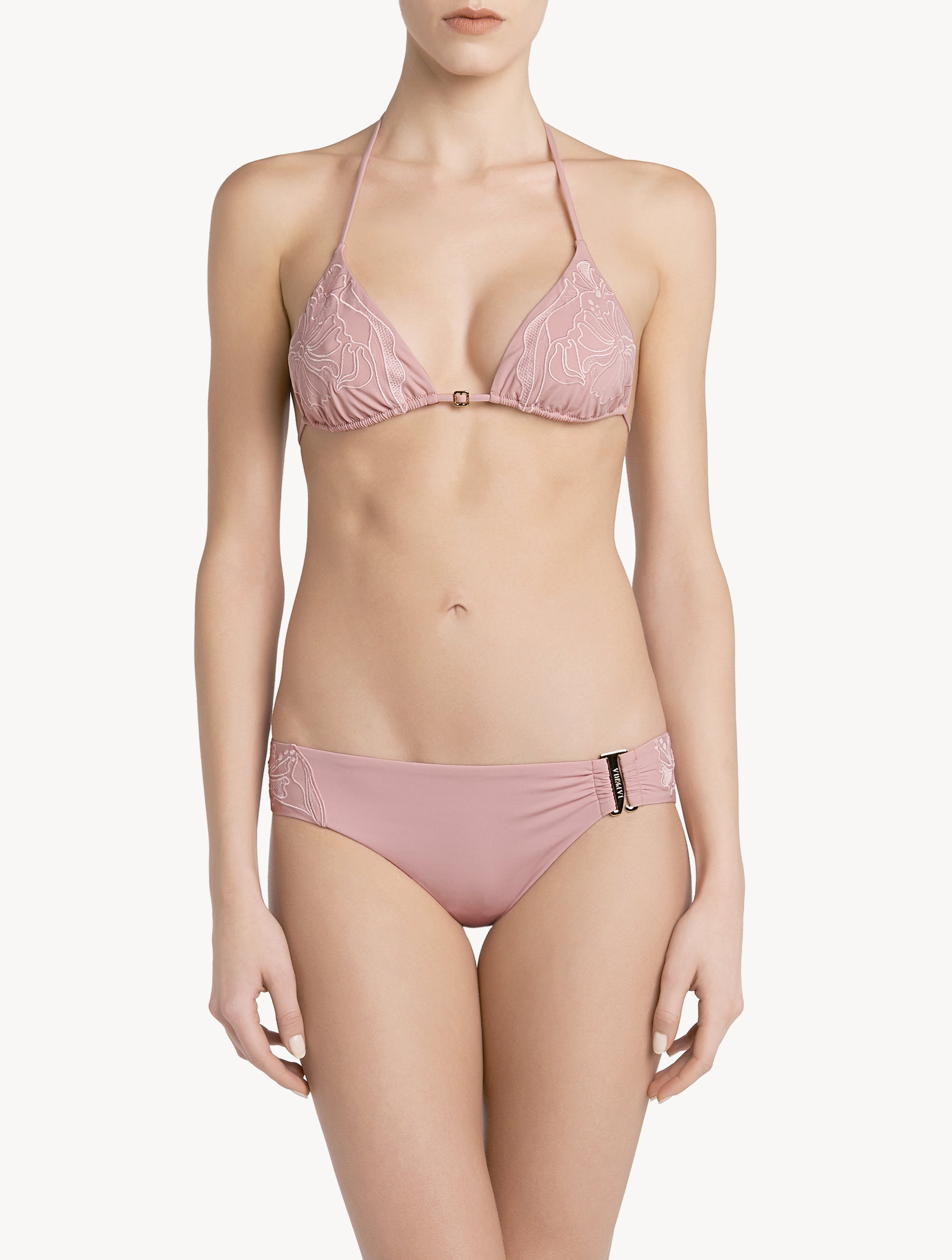 Culotte de bikini midi Anemone - Pink Powder