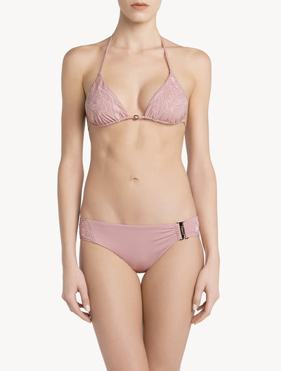 Anemone Midi Bikini Brief - Pink Powder