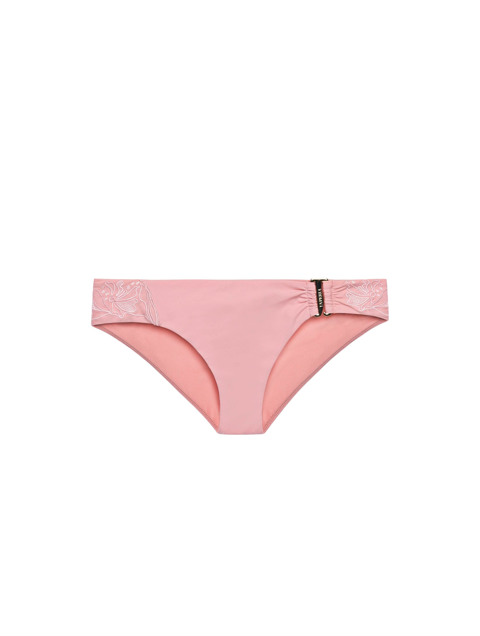 Anemone Midi Bikini Brief - Pink Powder