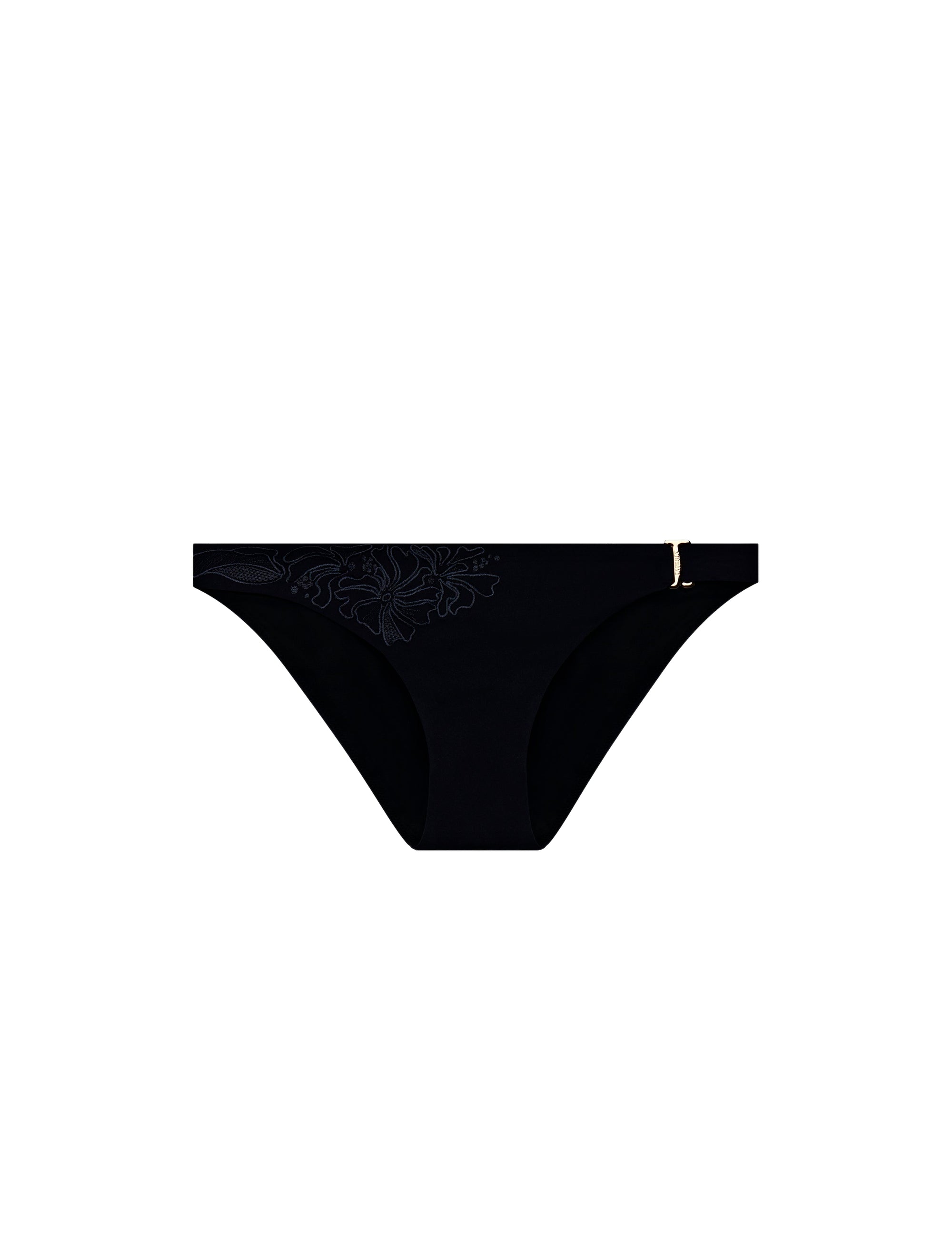 Culotte de bikini taille basse Anemone - Solid Black