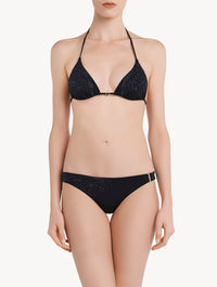 Anemone Low Waist Bikini Brief - Solid Black