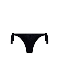 Culotte de bikini à nouer Anemone - Solid Black