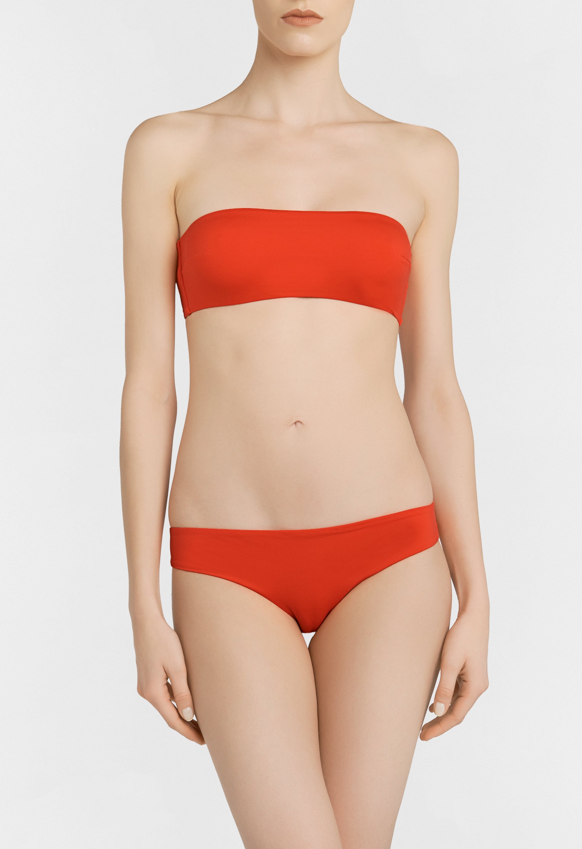 Haut de bikini bandeau Mediterraneo - Dark Orange