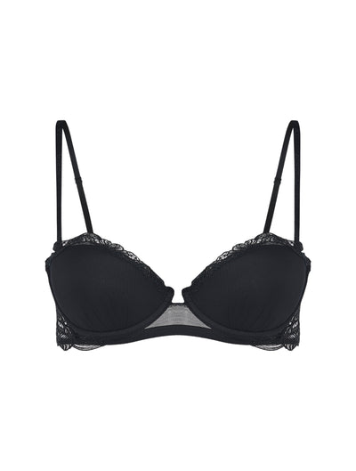 Camelia bandeau bra - Black